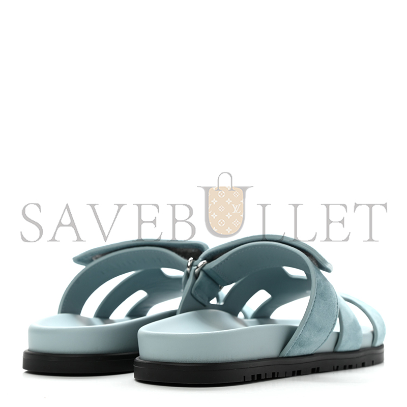 HERMES SUEDE GOATSKIN WOMENS CHYPRE SANDALS H211115Z6H