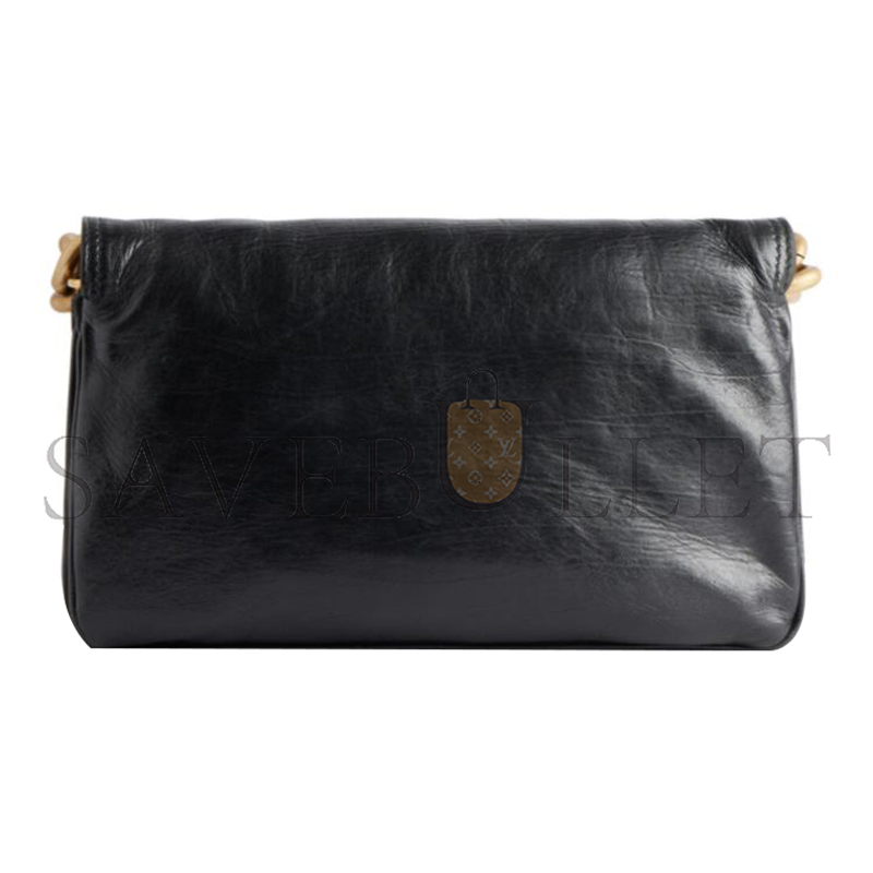 BALENCIAGA SMALL BB SOFT IN BLACK 7485982AAIZ1000 (24*14cm)