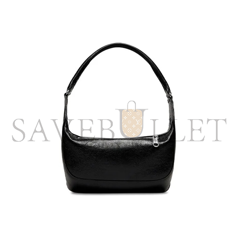 BALENCIAGA RAVER HANDBAG MEDIUM IN BLACK 7411272AACQ1000 (29*17.8*10.9cm)