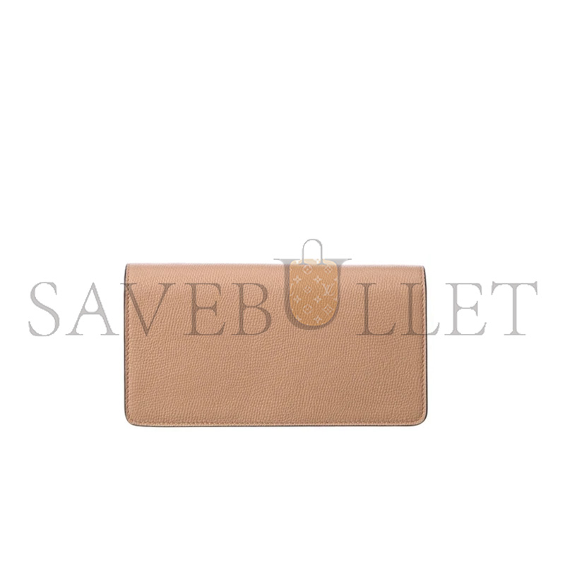 VALENTINO VSLING GRAINY LEATHER WALLET ON CHAIN WOMEN