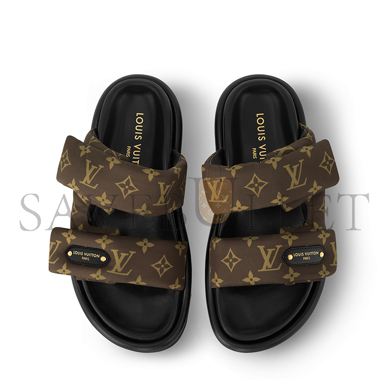 LOUIS VUITTON POOL PILLOW FLAT COMFORT MULE 1AHMDN