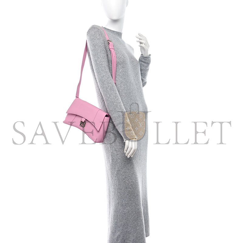 BALENCIAGA SMALL DOWN TOWN SHOULDER BAG IN PINK 6164461SXHY1000 (25.4*16*8.4cm)