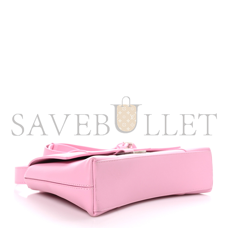 BALENCIAGA SMALL DOWN TOWN SHOULDER BAG IN PINK 6164461SXHY1000 (25.4*16*8.4cm)