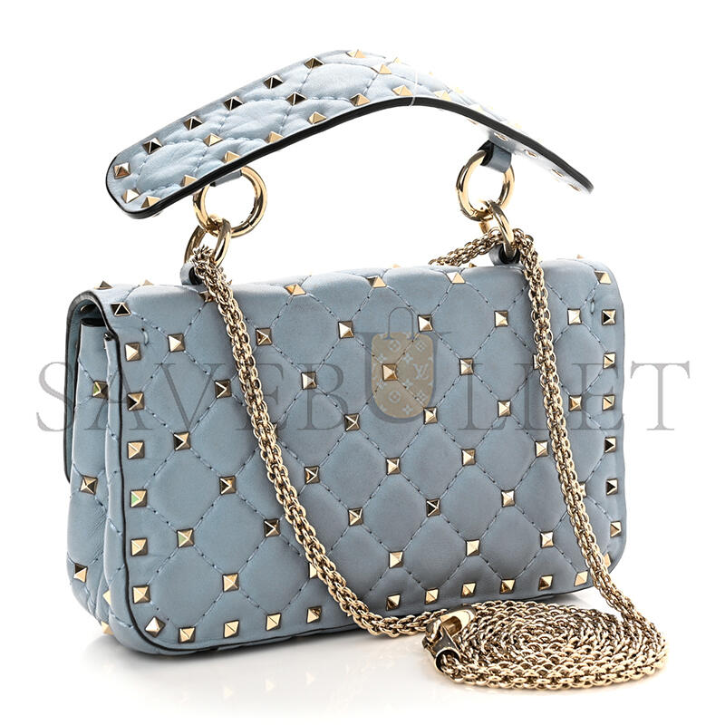 VALENTINO SMALL NAPPA ROCKSTUD SPIKE BAG 5W2B0123NAPI17 (20*11.5*5cm)