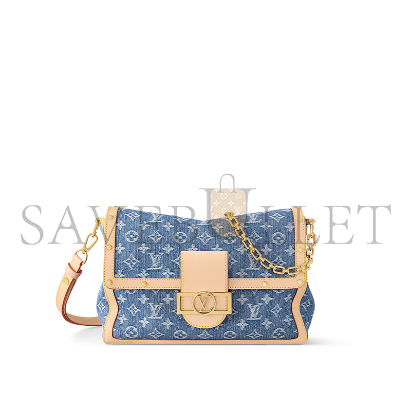LOUIS VUITTON DENIM DAUPHINE SOFT GM M13319 (28*20*11cm)
