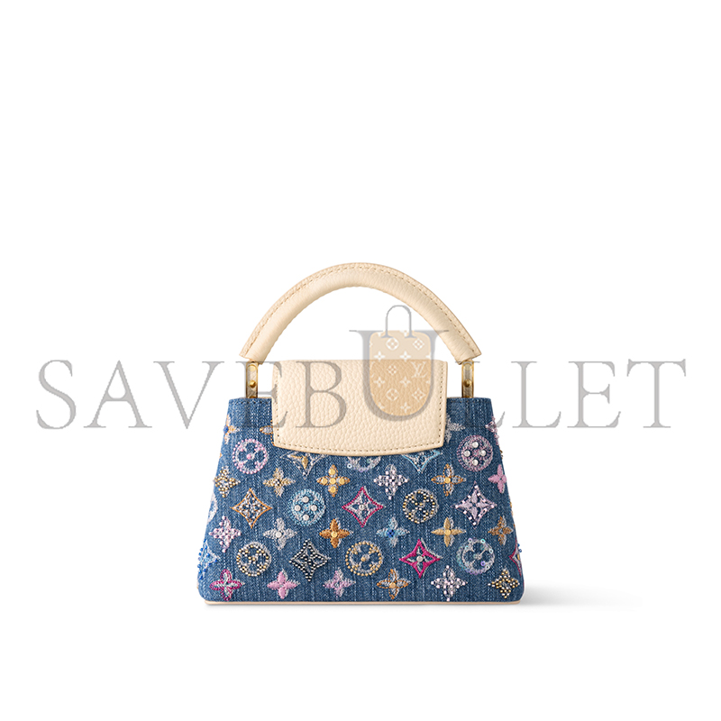 LOUIS VUITTON DENIM CAPUCINES MINI M12947 (21*13.6*8cm)