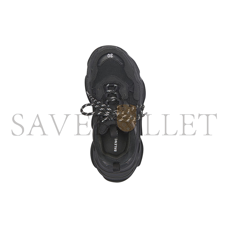 BALENCIAGA KIDS - TRIPLE S SNEAKER IN BLACK 654251W2CA41000
