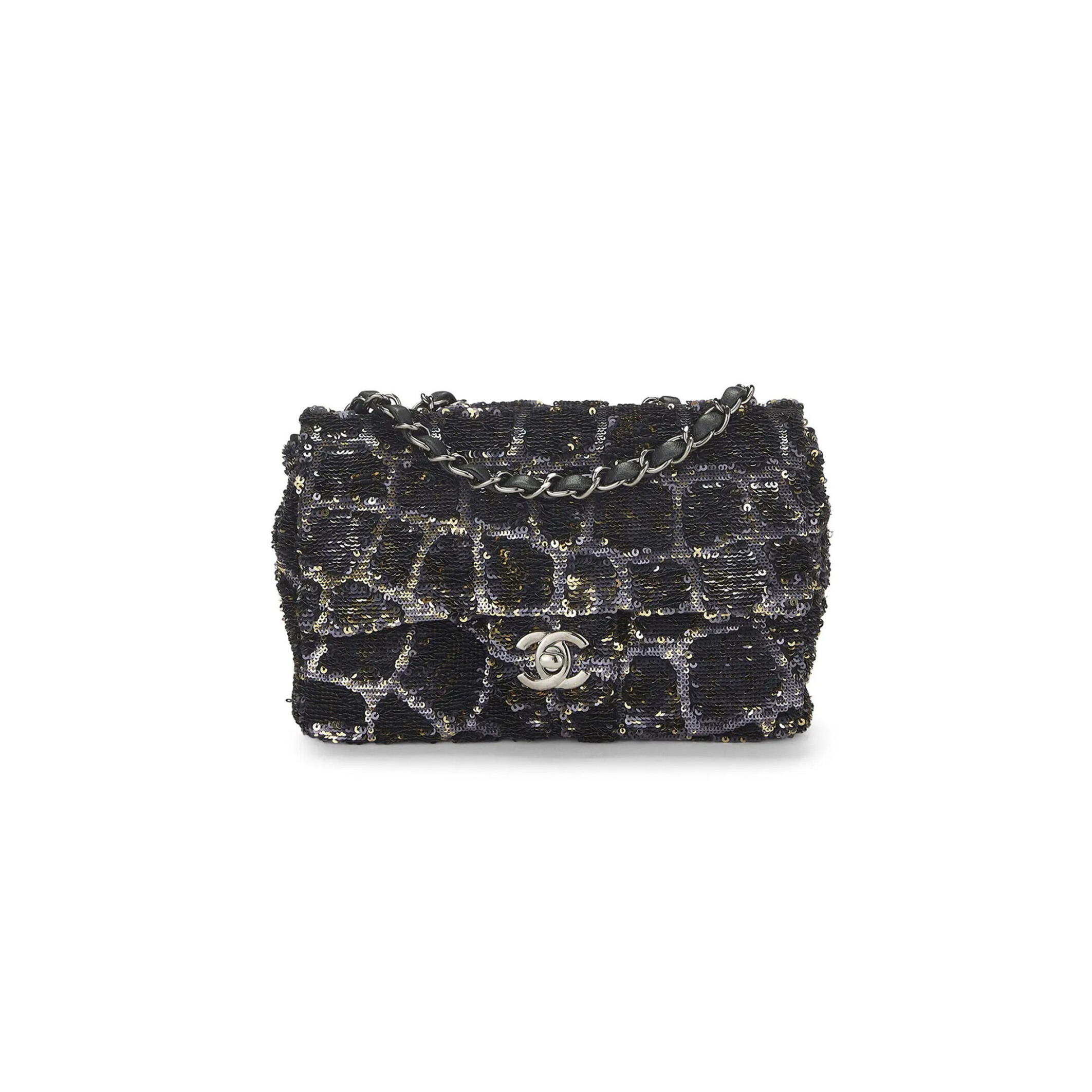 CHANEL MASTER SEQUIN HALF FLAP SMALL 382461 (20*13*7cm)