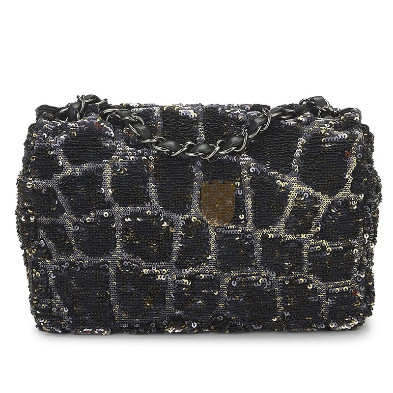 CHANEL MASTER SEQUIN HALF FLAP SMALL 382461 (20*13*7cm)