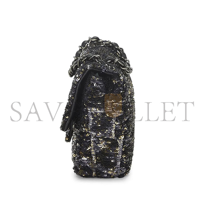 CHANEL MASTER SEQUIN HALF FLAP SMALL 382461 (20*13*7cm)