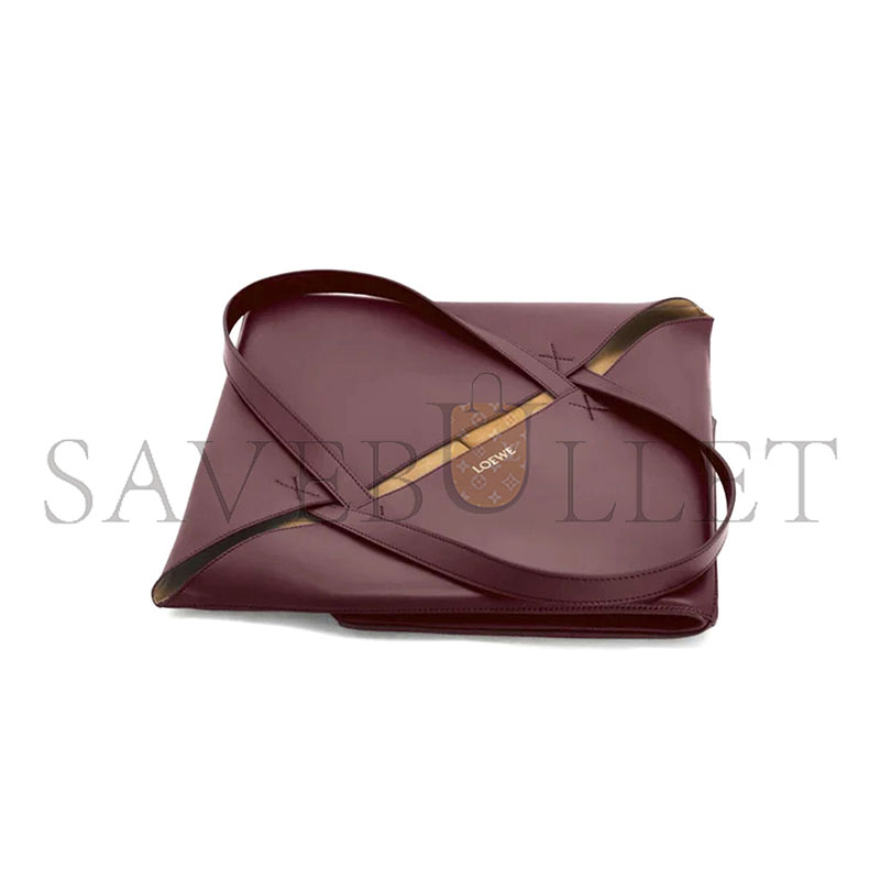 LOEWE XL PUZZLE FOLD TOTE IN SHINY CALFSKIN B933Q18X01 (42*41*18cm)