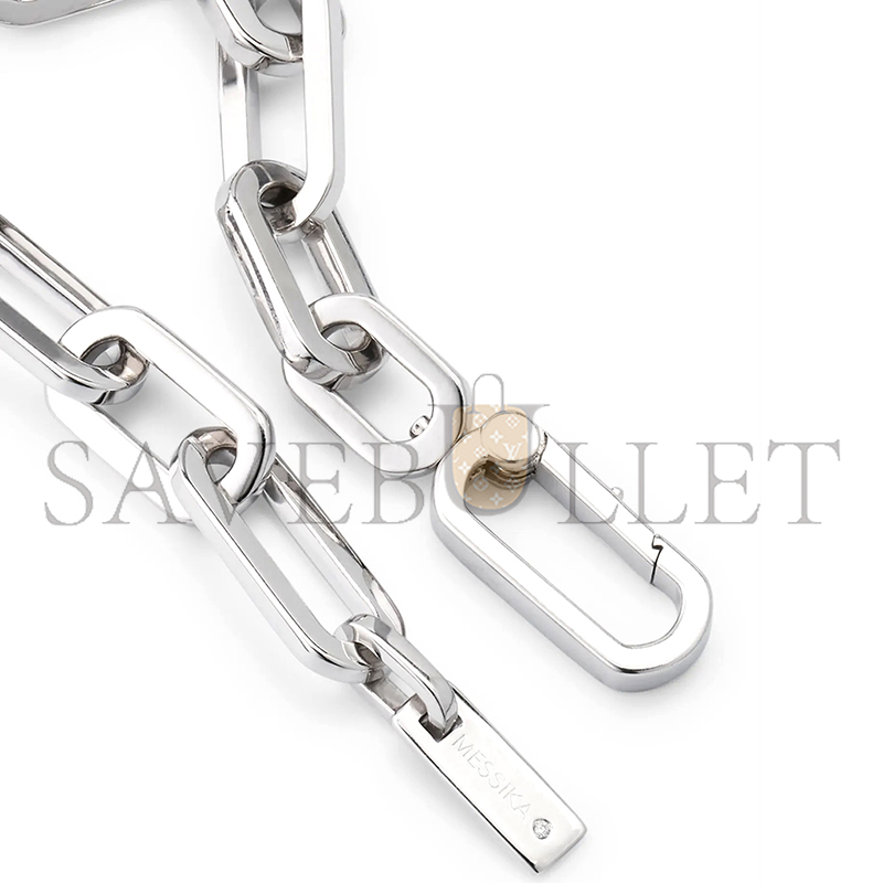 MESSIKA MOVE LINK 18K WHITE GOLD DIAMOND BRACELET 12577-YG