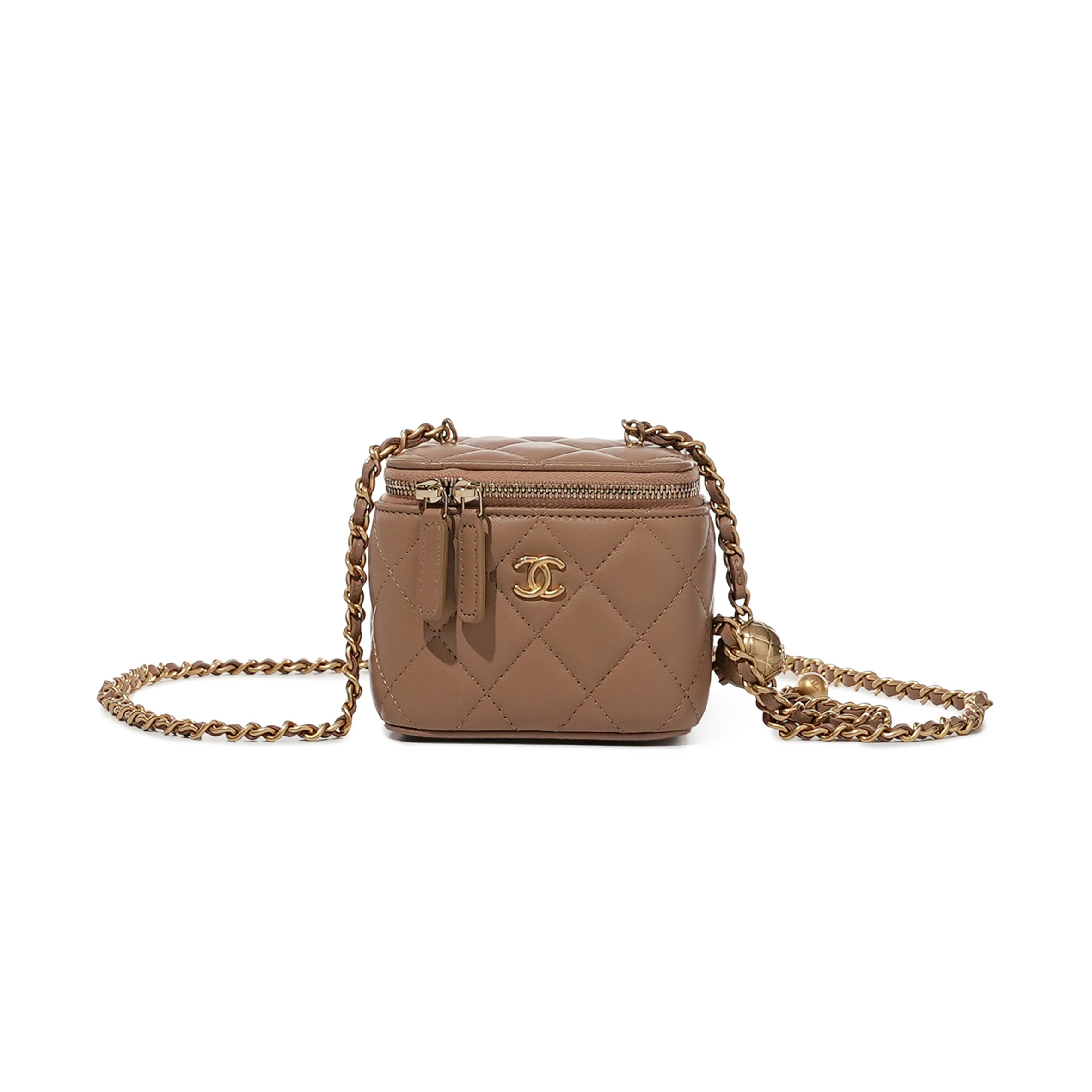 CHANEL VANITY WITH CHAIN AP1447 (10*7*9cm)