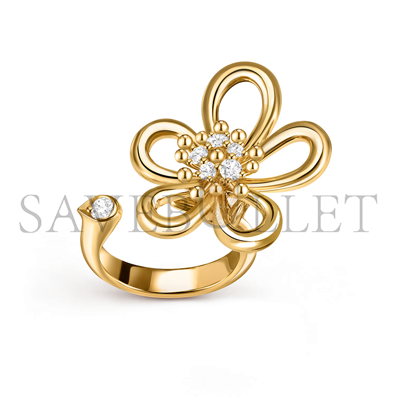VAN CLEEF ARPELS FLOWERLACE BETWEEN THE FINGER RING VCARPME000