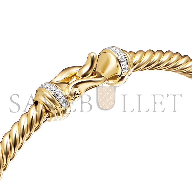 DAVID YURMAN BUCKLE CABLESPIRA® FLEX BRACELET 3.5MM B14626D88ADI