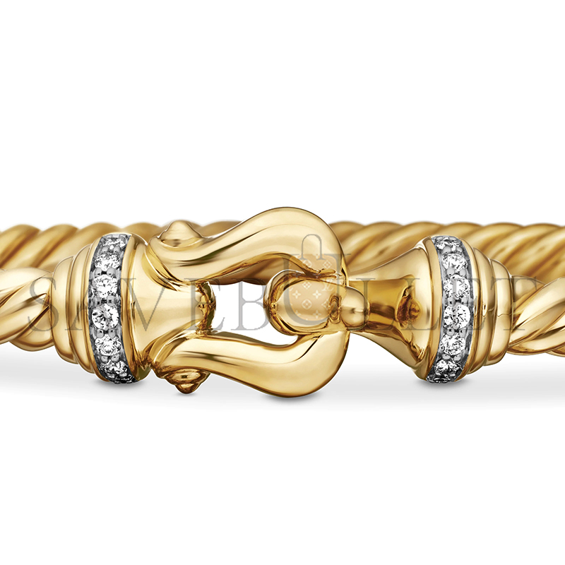 DAVID YURMAN BUCKLE CABLESPIRA® FLEX BRACELET 3.5MM B14626D88ADI