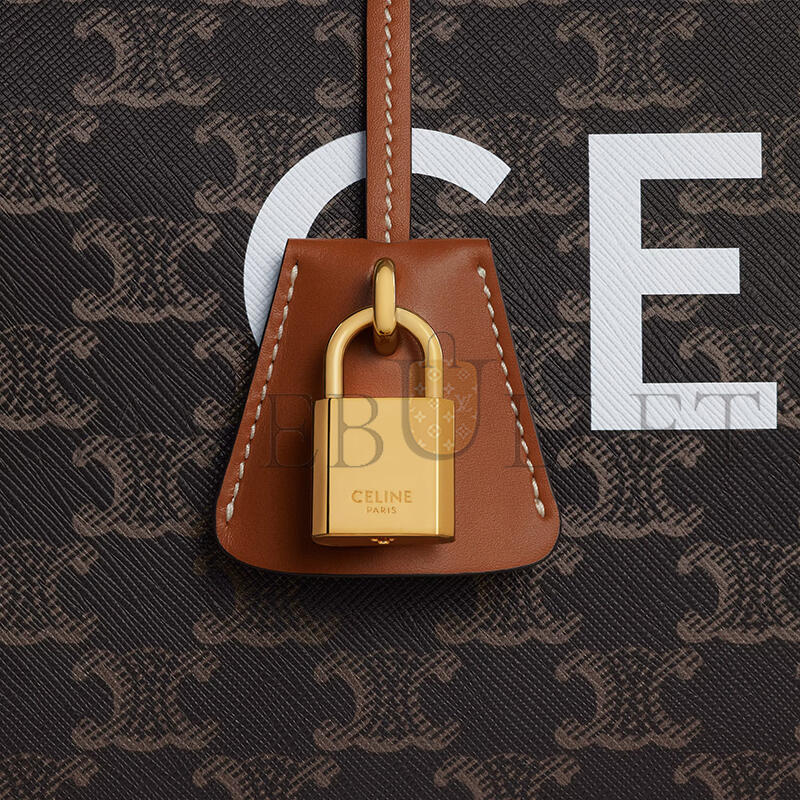 CELINE LARGE TRAVEL BAG IN TRIOMPHE CANVAS WITH CELINE PRINT 191472CYX.04LU (50*27*23cm)