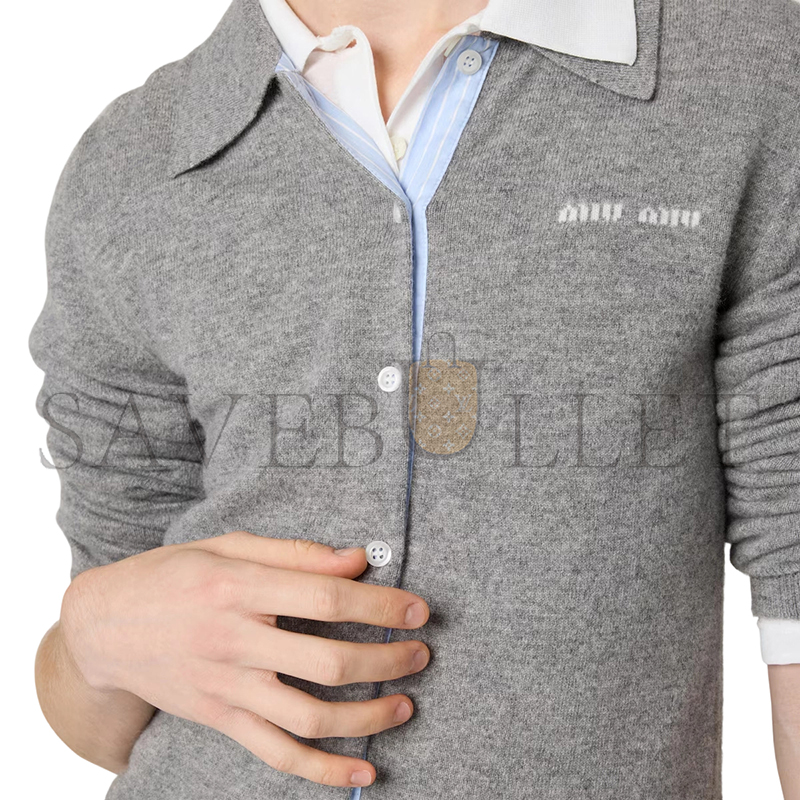 MIU MIU CASHMERE CARDIGAN MMF934