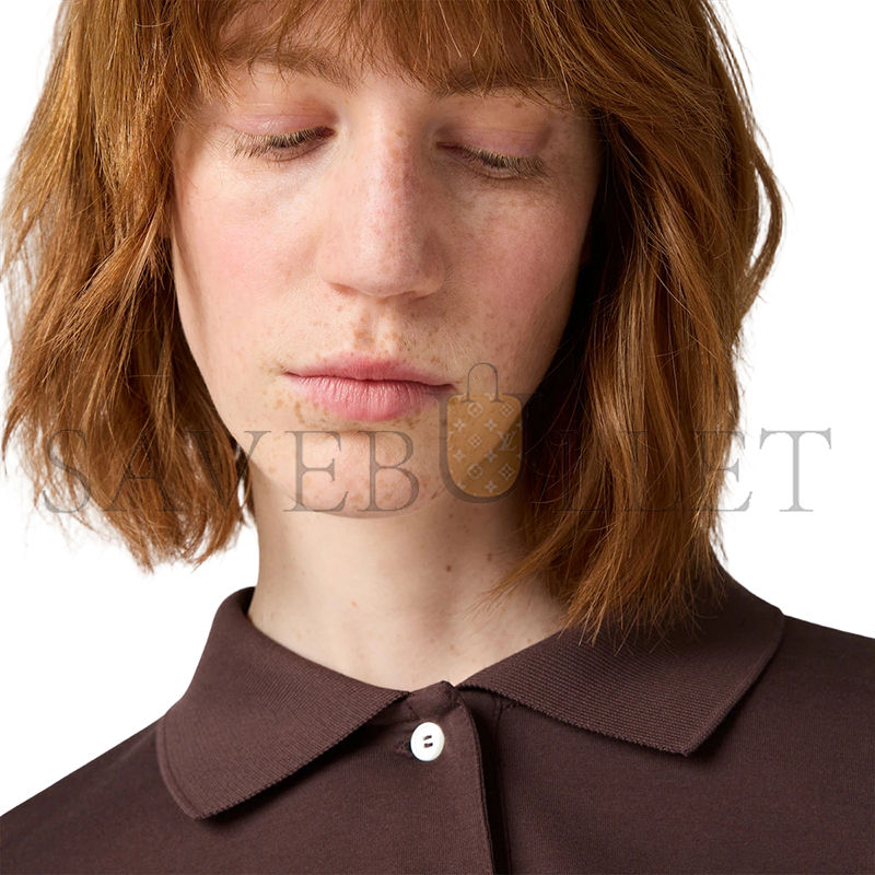 MIU MIU JERSEY POLO SHIRT MJL076