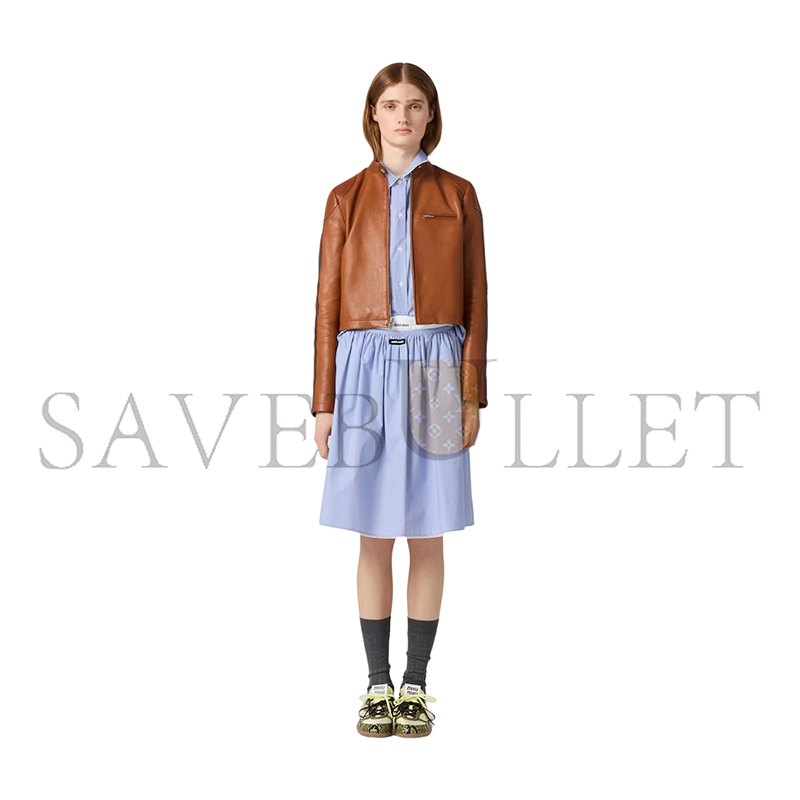MIU MIU NAPPA LEATHER JACKET MPW008