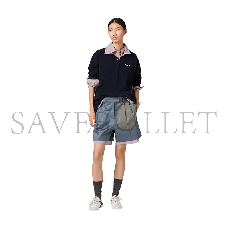 MIU MIU COTTON PIQUÉ POLO SHIRT MJLA36