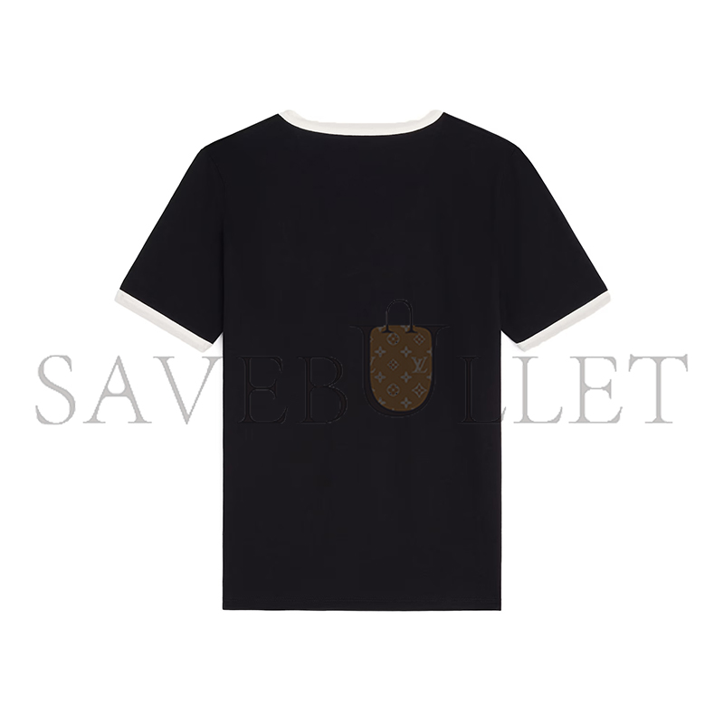 CELINE PARIS T-SHIRT IN COTTON JERSEY 2X872671Q.38AW