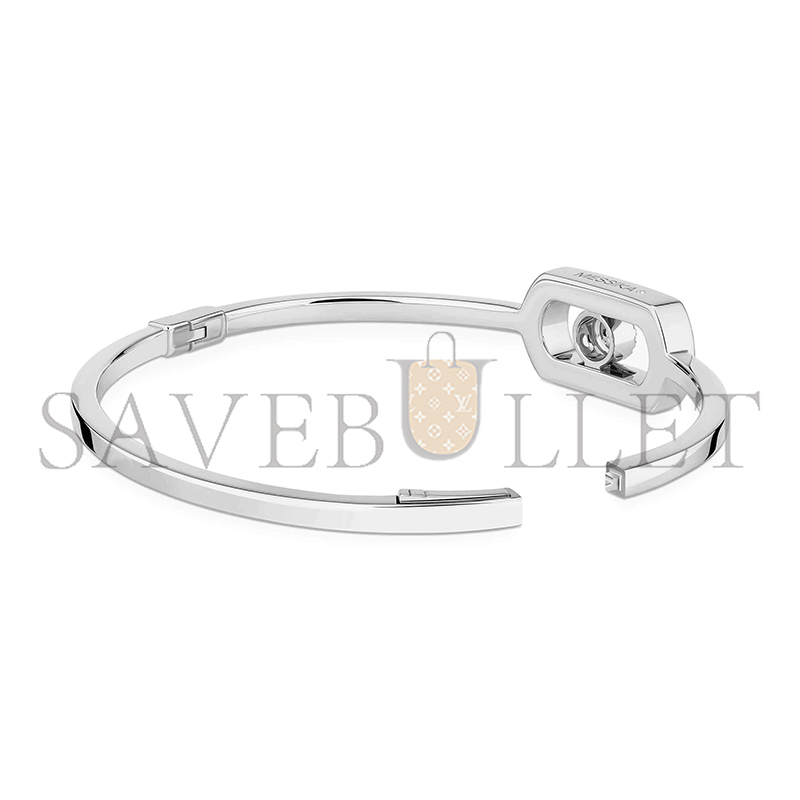 MESSIKA SO MOVE BANGLE WHITE GOLD DIAMOND BRACELET 13757-WG