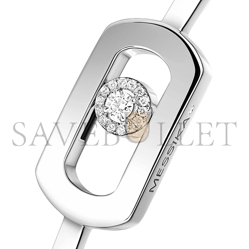 MESSIKA SO MOVE BANGLE WHITE GOLD DIAMOND BRACELET 13757-WG