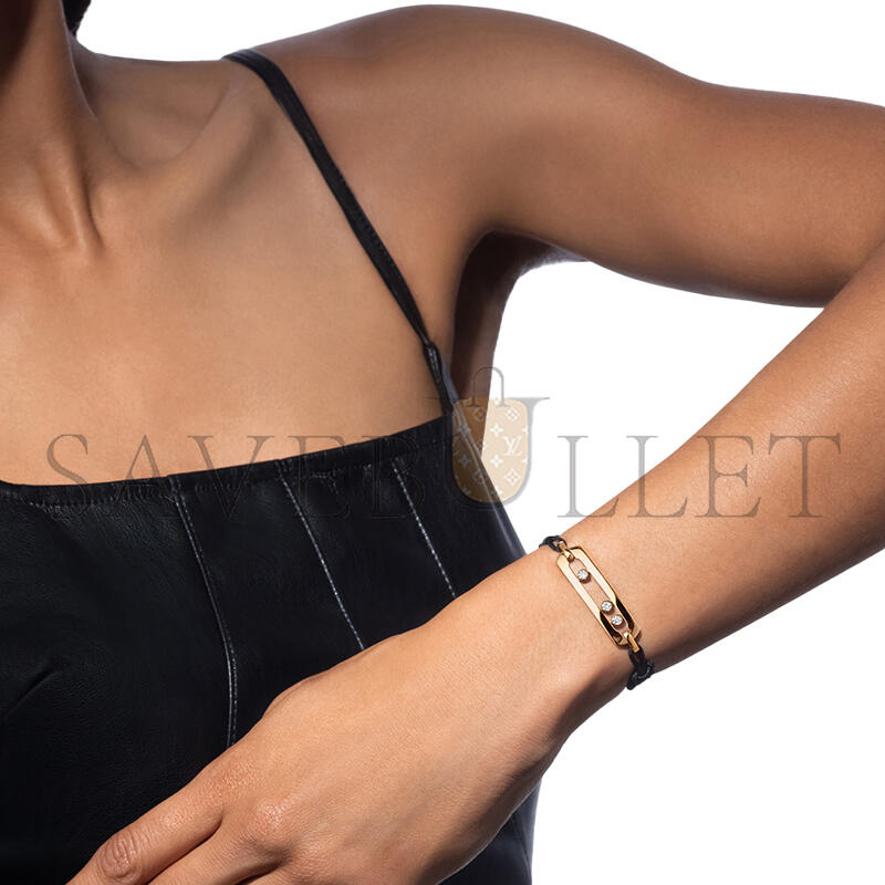 MESSIKA MOVE CORD BRACELET LARGE YELLOW GOLD DIAMOND BRACELET 05311-YG