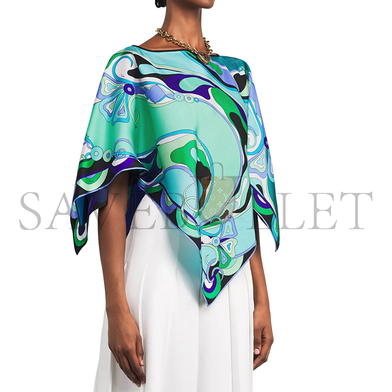 PUCCI ORCHIDEE-PRINT BLOUSE