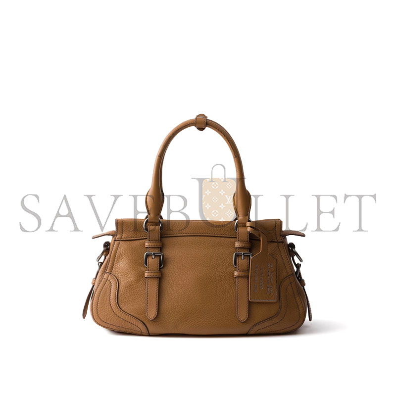 PRADA LARGE LEATHER TOTE BAG 1BG604 (35*22*11cm)