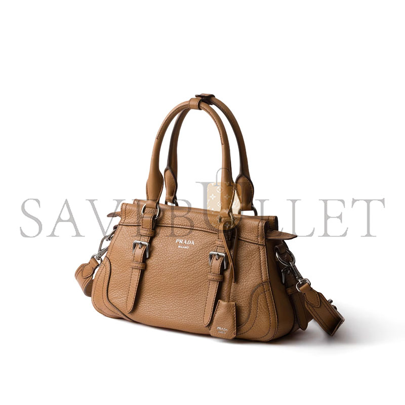 PRADA LARGE LEATHER TOTE BAG 1BG604 (35*22*11cm)