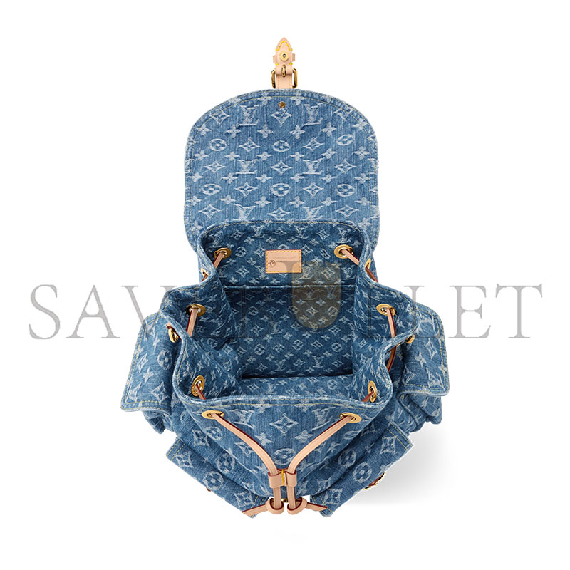 LOUIS VUITTON DENIM MONTSOURIS CARGO M27330 (32*30.5*16cm)