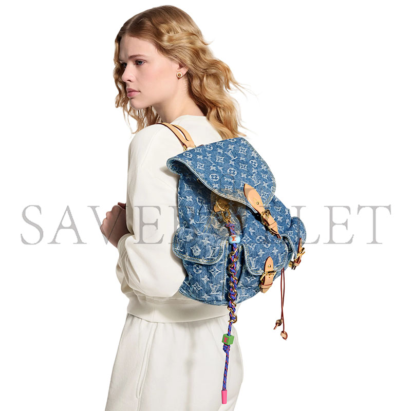 LOUIS VUITTON DENIM MONTSOURIS CARGO M27330 (32*30.5*16cm)