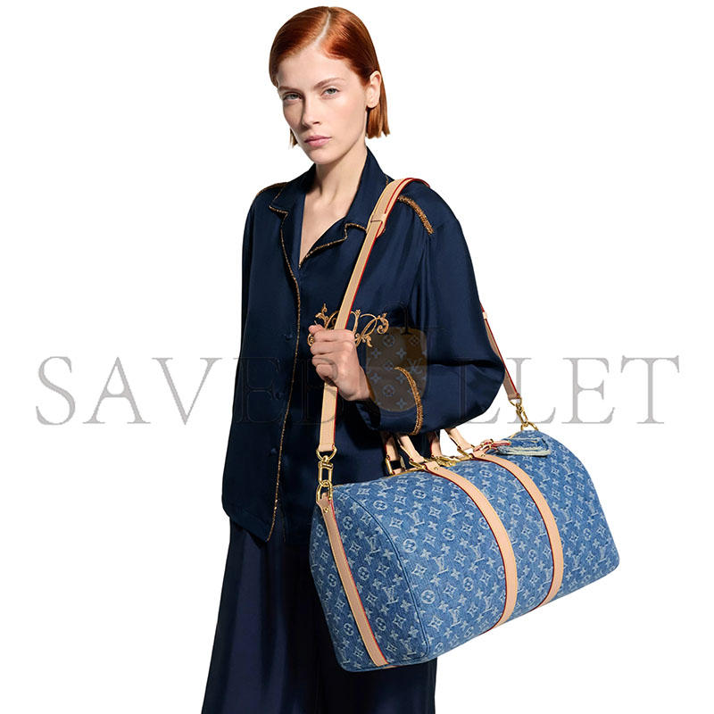 LOUIS VUITTON DENIM KEEPALL 45 M27943 (45*27*20cm)