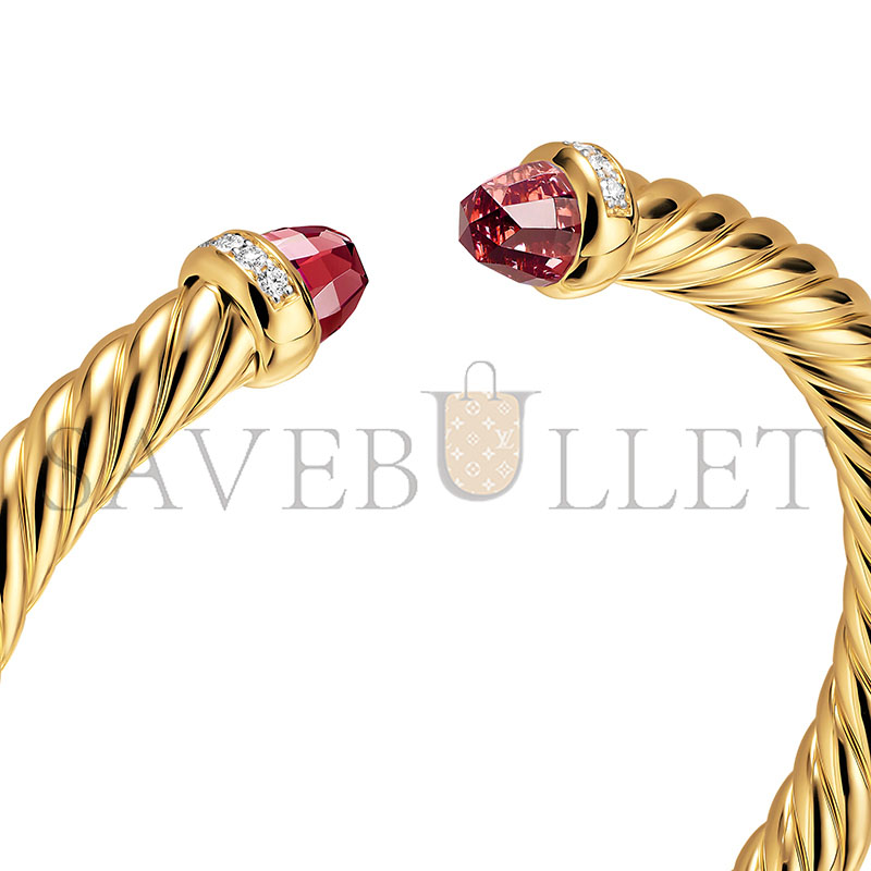 DAVID YURMAN CABLESPIRA FLEX BRACELET B18729D88ARGDI