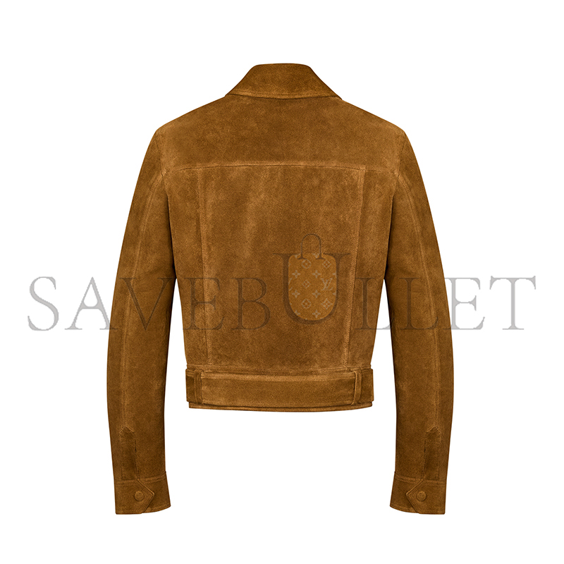 YSL JACKET IN VINTAGE SPLIT LEATHER 860867YC2AY2104