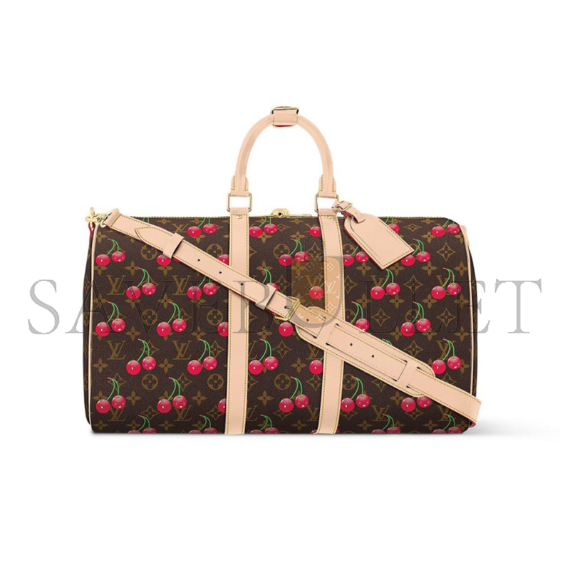 LOUIS VUITTON MURAKAMI LV X TM KEEPALL BANDOULIÈRE 45 M13764 (45*27*20cm)