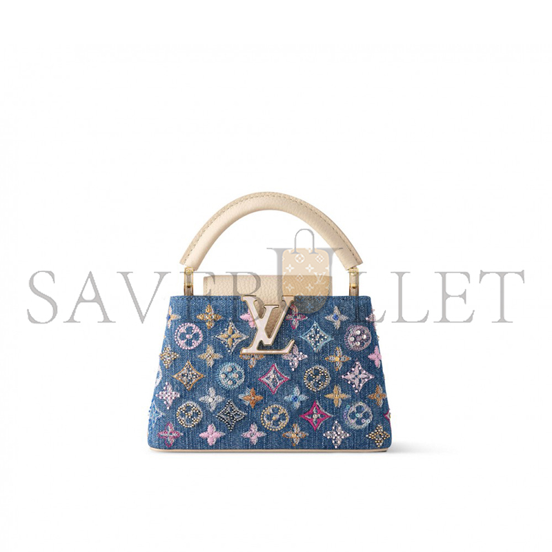 LOUIS VUITTON DENIM CAPUCINES MINI M12947 (21*13.6*8cm)