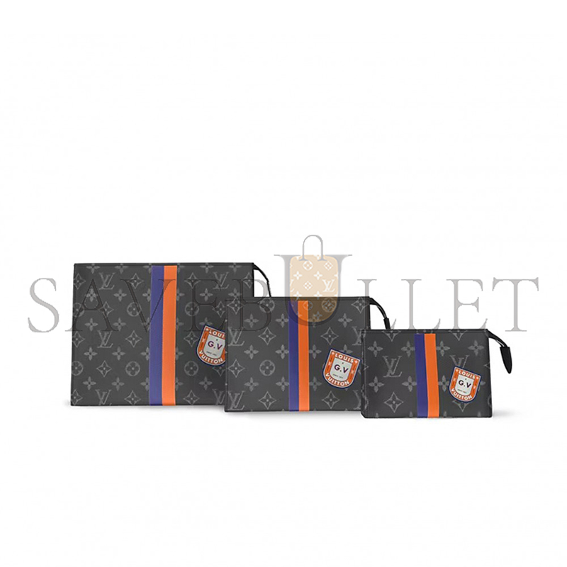 LOUIS VUITTON MASTER TRIO TOILET POUCH MON MONOGRAM P01957 (25*20*6cm)