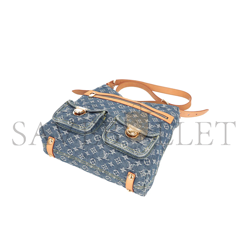 LOUIS VUITTON DENIM LARGE BAG VINTAGE BAG 346587 (34*30*13cm)