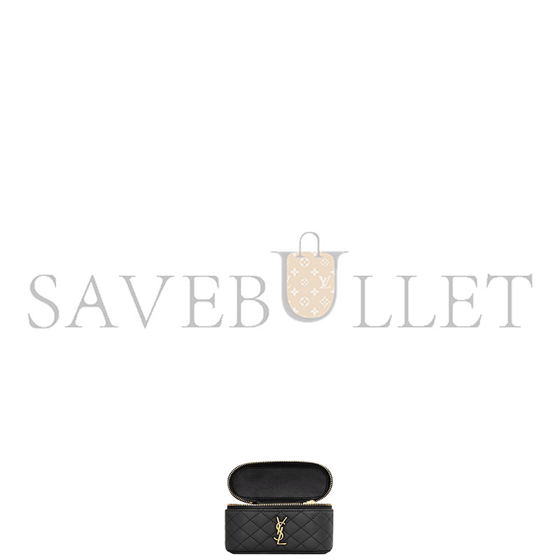 YSL GABY MICRO VANITY BAG IN LAMBSKIN 819285 (12*8*4cm)