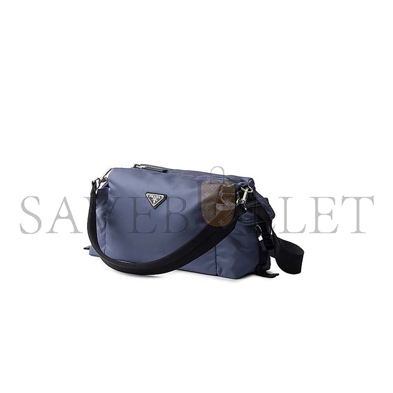 PRADA EXPLORE RE-NYLON AND LEATHER BAG 2VH206 (31*17*11cm)