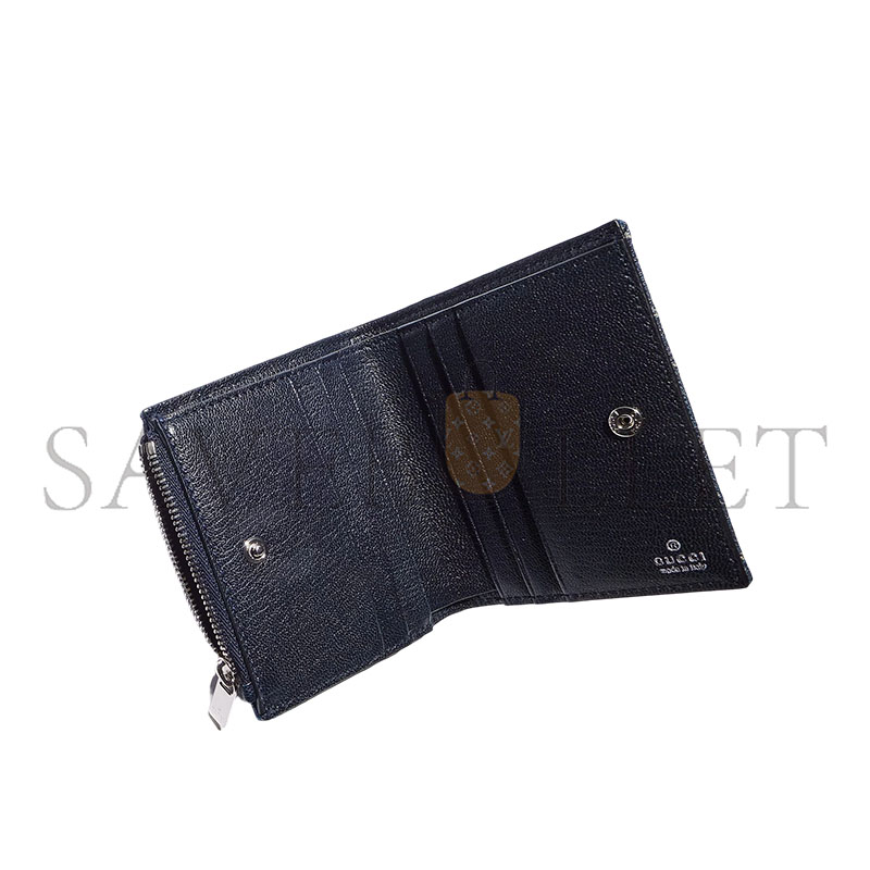 GUCCI SMALL WALLET WITH GUCCI PLAQUE 875798 (10*8cm)