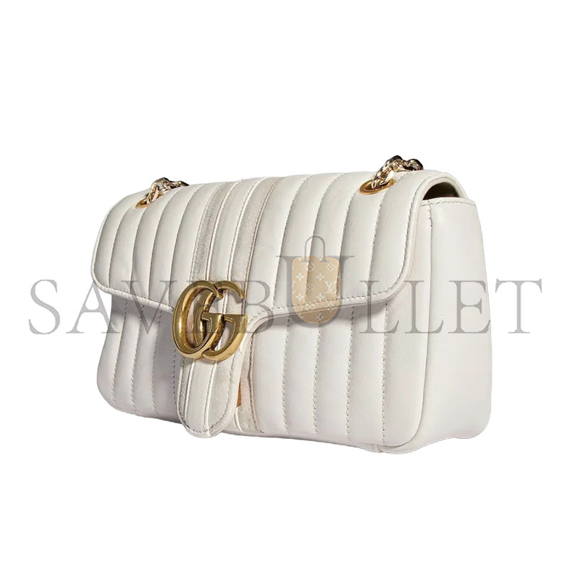 GUCCI JET SET GG MARMONT MEDIUM SHOULDER BAG A005XW (26*15*7cm)