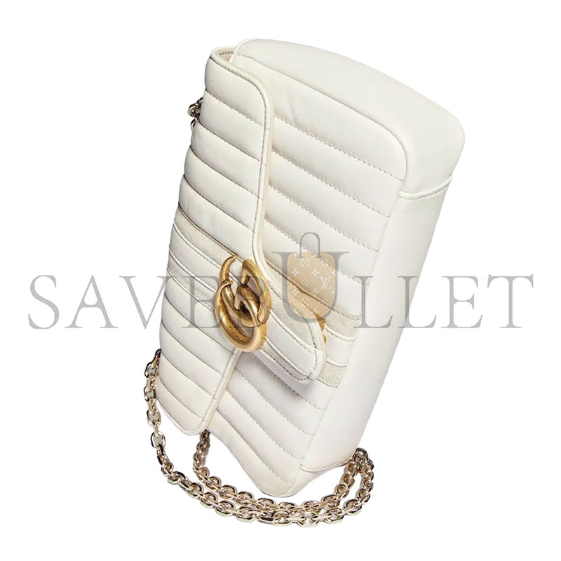 GUCCI JET SET GG MARMONT MEDIUM SHOULDER BAG A005XW (26*15*7cm)
