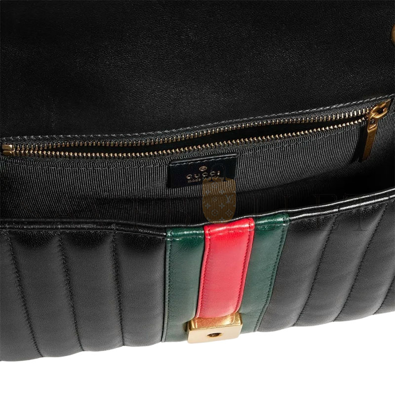 GUCCI JET SET GG MARMONT MEDIUM SHOULDER BAG A005XW (26*15*7cm)