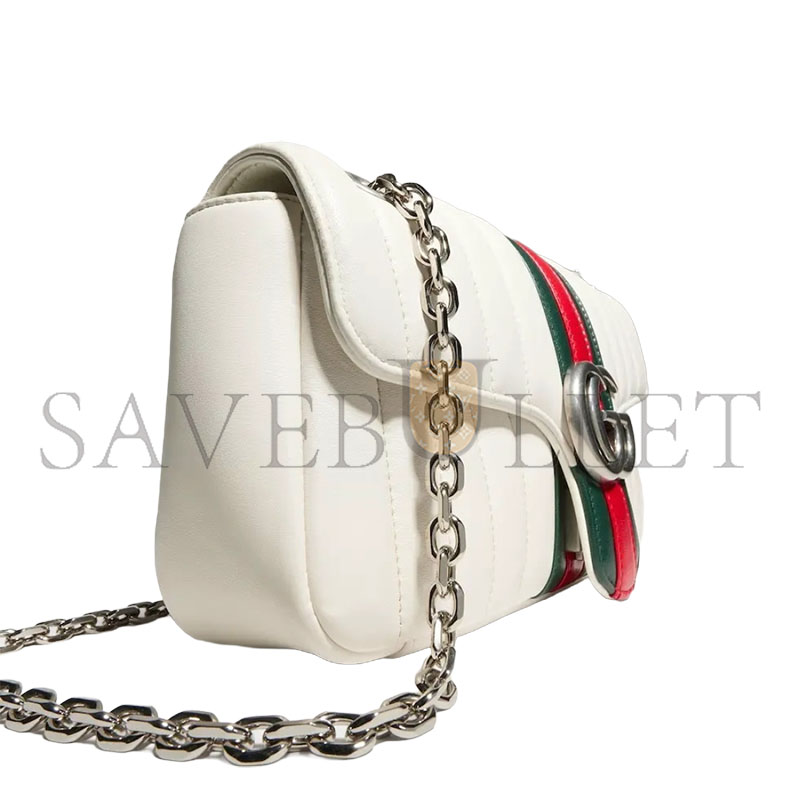 GUCCI JET SET GG MARMONT MEDIUM SHOULDER BAG A005XW (26*15*7cm)