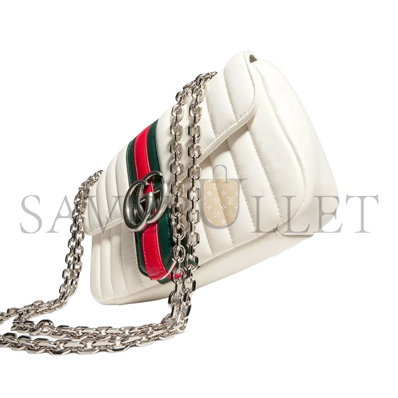 GUCCI JET SET GG MARMONT MEDIUM SHOULDER BAG A005XW (26*15*7cm)