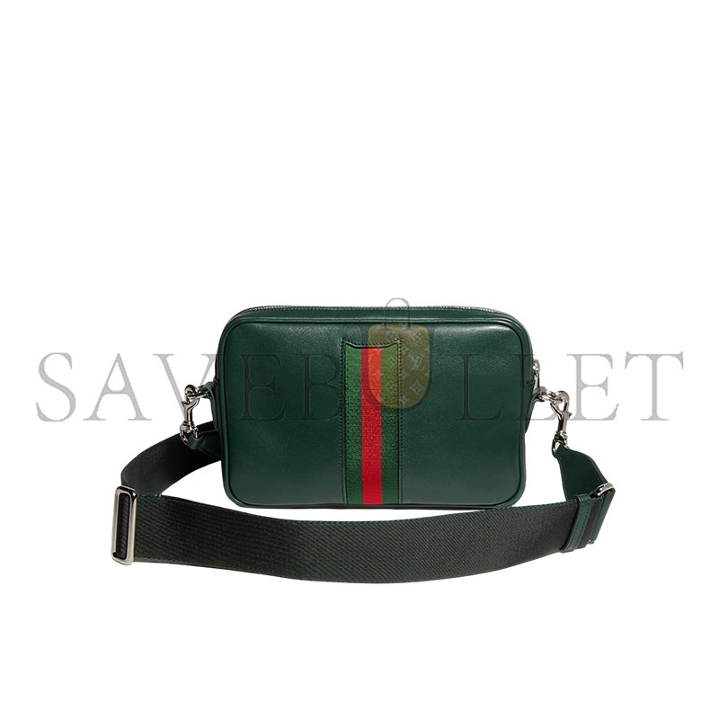 GUCCI WEB TRADEMARK SMALL CROSSBODY BAG 866982 (24*15*4cm)